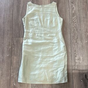 Armani Collezioni Light Mint Sleeveless Sheath Dress